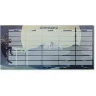 Ars Una: Ninje u tami jednostrani, dvostrani raspored sati