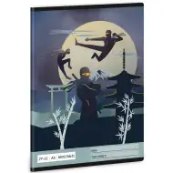 Ars Una: Ninje u tami s uzorkom kariranih bilježnica A/5 27-32