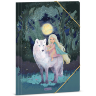 Ars Una: Northern Lights mapa s gumicom, veličine A4