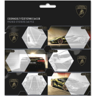 Ars Una: Pakirane žute naljepnice za bilježnice s motivom Lamborghinija 3x6 kom.