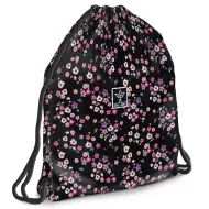 Ars Una: Pearl Blossom Black cvjetna torba za teretanu, sportska torba 37,5x46cm