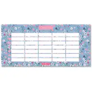 Ars Una: Pearl Blossom Blue cvjetni dvostrani raspored sati