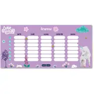 Ars Una: Slatke životinje – jednorog, jednostrani, dvosmjerni raspored sati