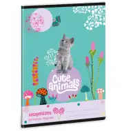Ars Una: Slatke životinje - Bilježnica za zadaće s mačićima, 38 listova, A/5