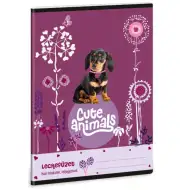 Ars Una: Slatke životinje - Bilježnica za zadaće s psićem, 38 listova, A/5