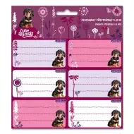 Ars Una: Slatke životinje - Paket naljepnica za sveske s psima 3x6 komada