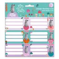 Ars Una: Slatke životinje - Paket naljepnica za sveske s uzorkom mačaka 3x6 komada