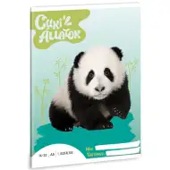 Ars Una: Slatke životinje - Panda bilježnica za 1. razred, A/5 linije
