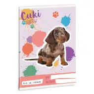 Ars Una: Slatki Harlekin jazavčar A/5 bilježnica s crtama za 3. razred 12-32