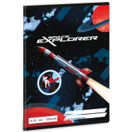 Ars Una: Space Explorer A5 bilježnica s linijama za 1. razred 14-32