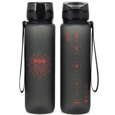 Ars Una: Tamno siva BPA-free motivacijska boca 1000ml slika 2