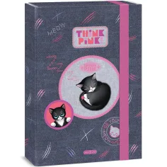 Ars Una: Think Pink slatka kutija za bilježnice A4 s mačkama