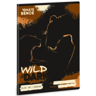Ars Una: Wild In The Dark A/5 bilježnica s linijama za 1. razred 14-32