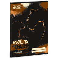 Ars Una: Wild in the dark - bilježnica za domaću zadaću, 38 listova, A5