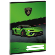 Ars Una: Zelena bilježnica s motivom Lamborghinija, 38 listova, A/5