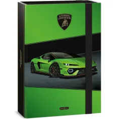 Ars Una: Zelena kutija za bilježnice s motivom Lamborghinija A4