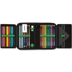 Ars Una: Zelena pernica s uzorkom Lamborghini, sklopiva i ispunjena, 12,8 x 19,3 x 3,6 cm slika 2