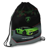 Ars Una: Zelena vrećica za tjelesni i sportska torba s motivom Lamborghinija 32x42 cm