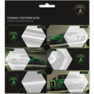 Ars Una: Zelene naljepnice za bilježnice s motivom Lamborghinija, pakiranje 3x6 kom.