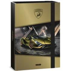 Ars Una: Žuta kutija za bilježnice A4 s motivom Lamborghinija