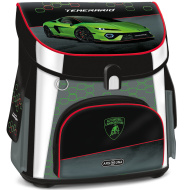Ars Una: školska torba/ruksak s motivom Lamborghini, ergonomska, s magnetskim zatvaračem, 33x41x24 cm