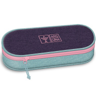 Ars Una: velika lila-tirkizna pernica 23x5,5x9cm