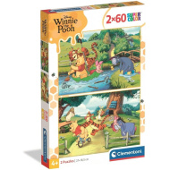 Avanture Vini Puha 2x60 kom Supercolor puzzle - Clementoni