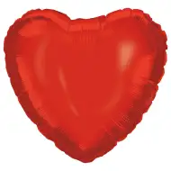 Balon od folije u obliku srca – crveni 46 cm