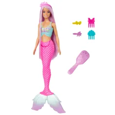 Barbie Dreamtopia: Čarobna frizura sirena lutka 2024 - Mattel slika 5