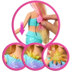 Barbie Dreamtopia: Cvjetna čarolija sirena lutka - Mattel slika 4