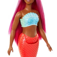 Barbie Dreamtopia: Sirena lutka s ružičastom kosom i koraljno obojenom repom - Mattel slika 4