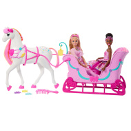 Barbie Orašar - Snježne sanjke s konjem - Mattel