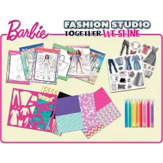Barbie Zajedno Sijamo set za bojanje i oblačenje - Lisciani slika 2