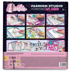 Barbie Zajedno Sijamo set za bojanje i oblačenje - Lisciani slika 4