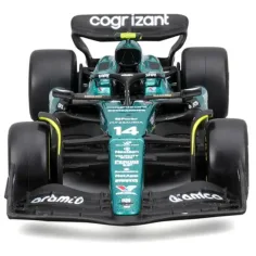 Bburago: Aston Martin AMR23 F1 trkaći automobil metalni model 1/43 (Fernando Alonso #14) slika 3