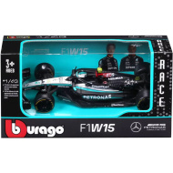 Bburago: Mercedes-AMG F1 W15 Performance F1 trkaći automobil metalni model automobila 1/43 (Lewis Hamilton #44)