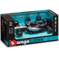 Bburago: Mercedes-AMG Petronas F1 W16 Russell F1 trkaći automobil metalni model automobila 1/43 (George Russell #63)