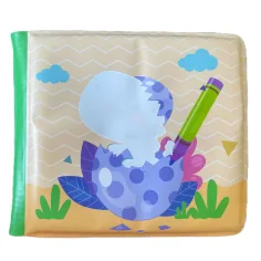 Bebe Knjiga: Dinosauri meka knjiga za kupanje 14x13cm slika 4