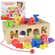 Beilaluna: Drveni oblikovni sorter s kotačima i slovima