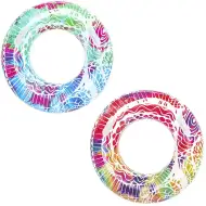 Bestway: Apstraktni tropski uzorak na kolutu za plivanje u dvije varijante, 91 cm