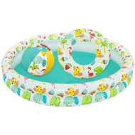 Bestway: Beachtastic napuhavajući dječji bazen 3 u 1 set Ø 122 x 20 cm