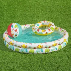 Bestway: Beachtastic napuhavajući dječji bazen 3 u 1 set Ø 122 x 20 cm slika 3