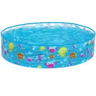 Bestway: Fill N Fun Sparkling Sea morski životinjski bazen s tvrdim zidovima, Ø 122 x 25 cm
