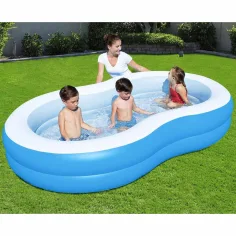 Bestway: Obiteljski bazen Lagoon, ovalni bazen s dva prstena, 262 x 157 x 46 cm slika 4