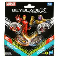 Beyblade X Marvel Collab: Iron Man vs. Thanos 4-80B X Venom 4-60B set za igru - Hasbro