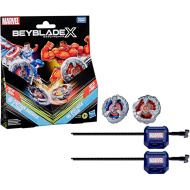 Beyblade x Marvel suradnja: Kapetan Amerika protiv Crvenog Hulka – set vrtilica (Hasbro)