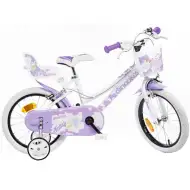 Bijeli dječji bicikl za djevojčice veličine 16 - Dino Bikes bicikl