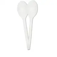 Bijeli reciklirajući set žlica od 10 komada