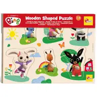 Bing i prijatelji drvena slagalica s 6 oblika - Lisciani