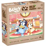 Bluey 2 u 1, eko mini slagalica od 24 dijela i bojanka 35x25 cm - Lisciani